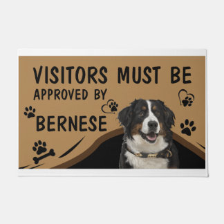 Der Besuch muss von Springer Bernese genehmigt wer Fußmatte