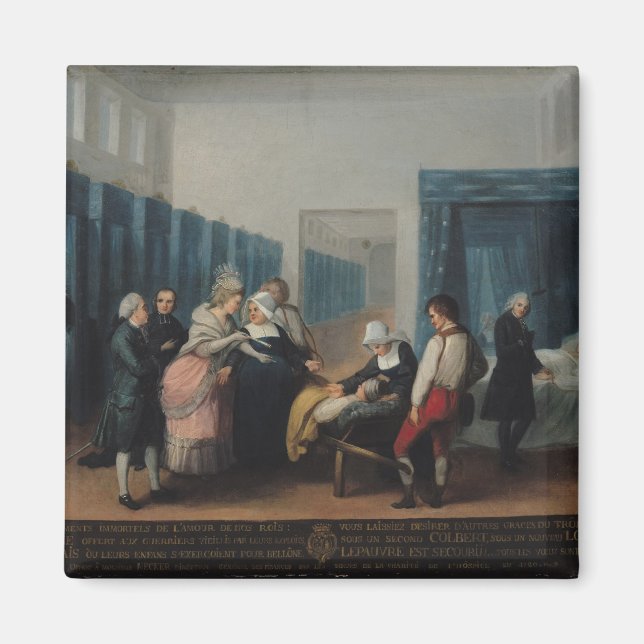 Der Besuch von Monsieur und Madame Necker Magnet (Vorne)