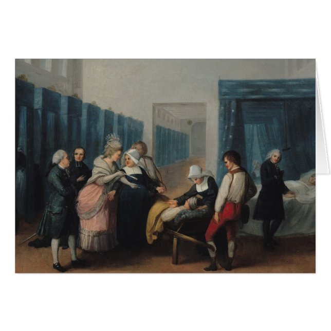 Der Besuch von Monsieur und von Madame Necker (Vorderseite (Horizontal))
