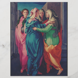 Der Besuch von Pontormo Manierist Fine Art Flyer