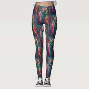 Der Besuch von Pontormo Manierist Fine Art Leggings