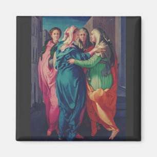 Der Besuch von Pontormo Manierist Fine Art Magnet