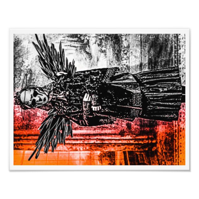 Der Besucher 11x14 Fotodruck (Vorne)