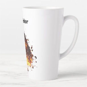 "Der Besucher" Asteroiden kosmischen Design Latte Milchtasse