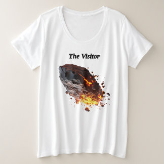 "Der Besucher", "Weltraumfelsen" aus dem Weltall Große Größe T-Shirt