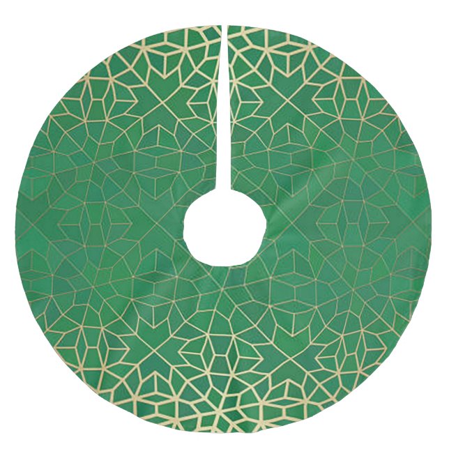 Der Bethlehem Star" Polyester Weihnachtsbaumdecke (Vorderseite)