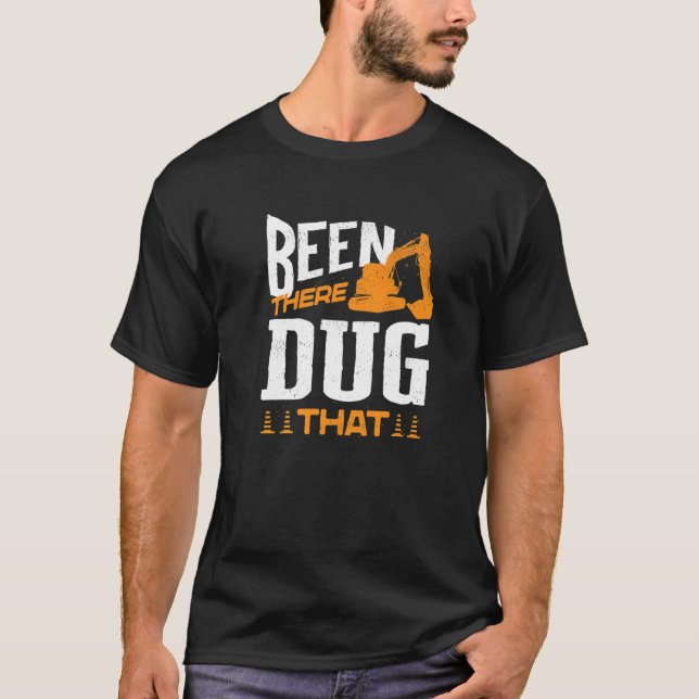 Der Betreiber schwerer Geräte wurde dort umarmt T-Shirt (Vorderseite)