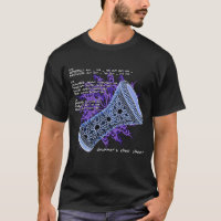 Der Betrüger-Blatt-Shirt des Schlagzeugers