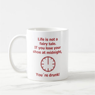 Der betrunkene Schuh der feenhaften Geschichte des Kaffeetasse
