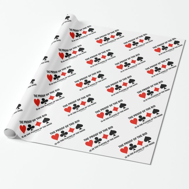 Der Beweis des Angebots ist im Spielen der Hand Geschenkpapier (Ungerollt)