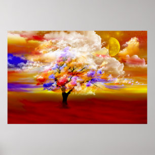 Der bewölkte Tag Poster