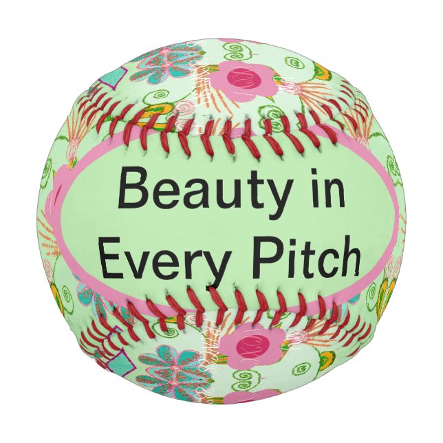 Der bezaubernde eklektische Garten: Diverse Blumen Baseball (Vorderseite)