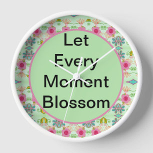 Der bezaubernde eklektische Garten: Diverse Blumen Uhr