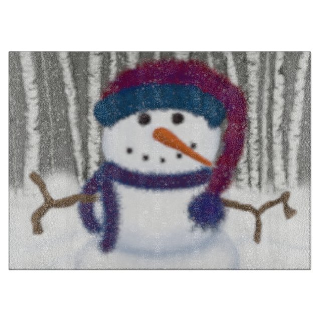 Der bezaubernde Puffsänger Schneidebrett (Vorderseite)
