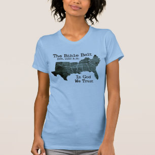 Der Bibel-Gurt im Gott vertrauen wir christlichem T-Shirt