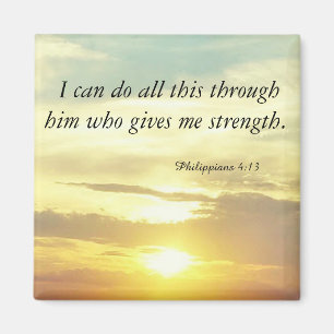 der Bibelphilippians-4:13magnet Magnet