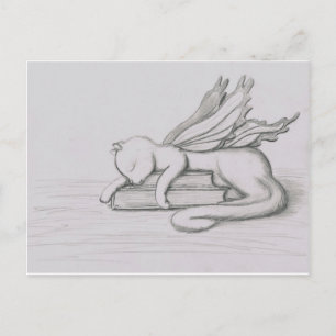 Der Bibliothekar Postkarte