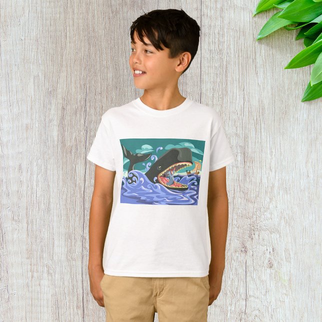 Der biblische Jonah und die Szene des Waldes T-Shirt (Von Creator hochgeladen)