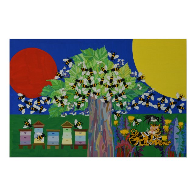 Der Bienenbaum Poster (Vorderseite)
