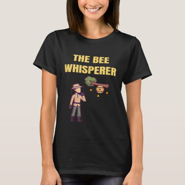 Der Bienenflüsterer  Imker T-Shirt (Vorderseite)