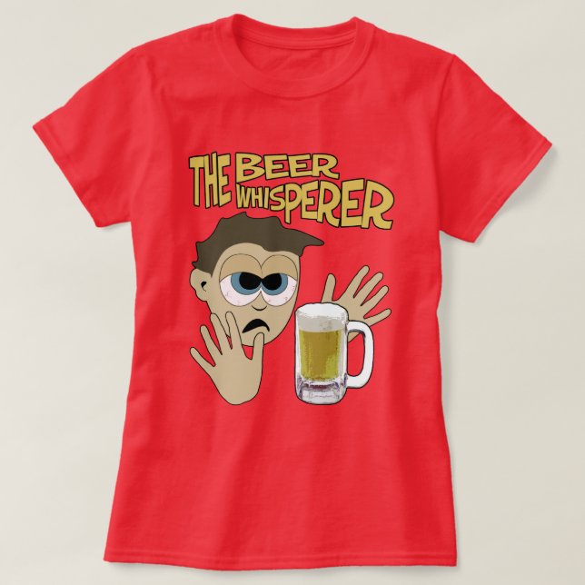 Der Bierflüsterer T-Shirt (Design vorne)