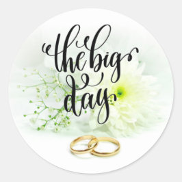 Der Big Day Classic Round Aufkleber