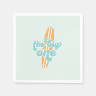 Der Big One Surf Beach zum 1. Geburtstag Serviette