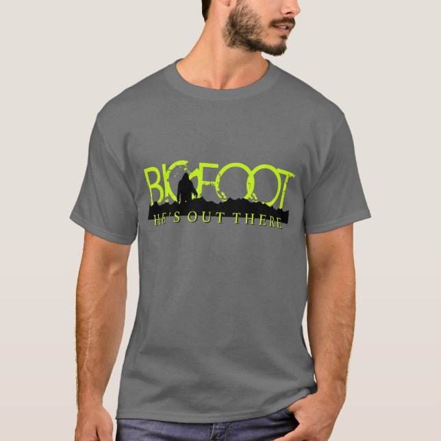Der Bigfoot-T - Shirt der Männer (Vorderseite)