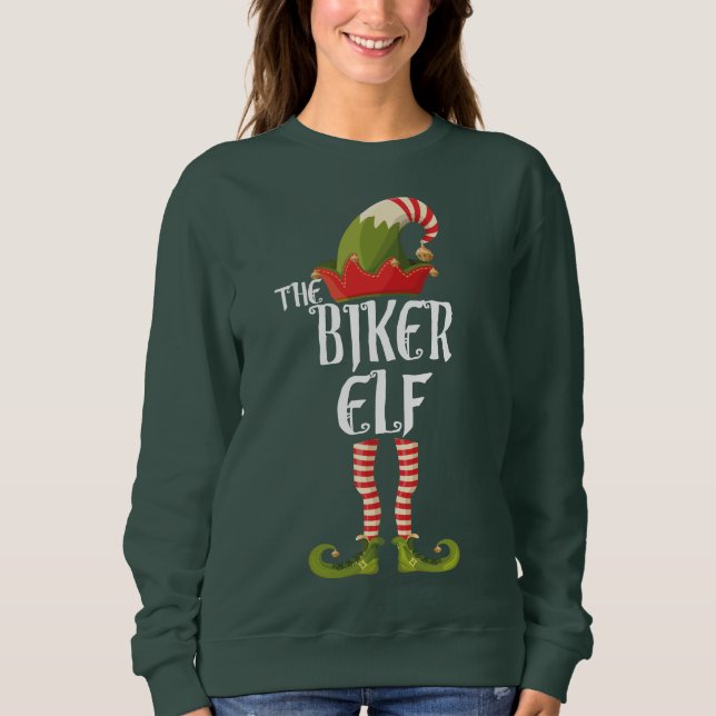 der Bikerelf Sweatshirt (Vorderseite)
