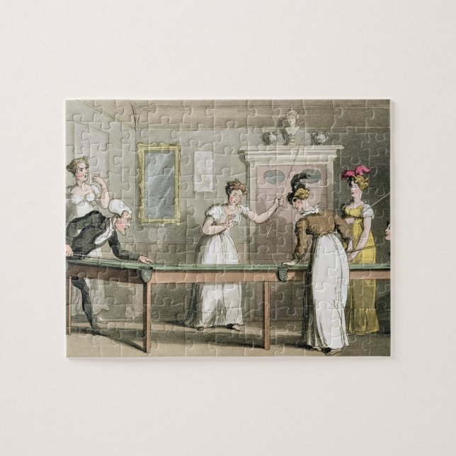 Der Billardtisch, 'vom Ausflug von Dr. Syntax (Horizontal)