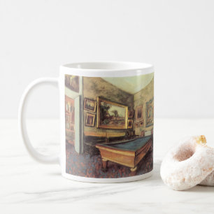 Der Billiardsaal in Menil Hubert von Edgar Degas Kaffeetasse