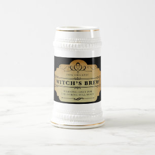 Der Bio Brew der Hexe Bierglas