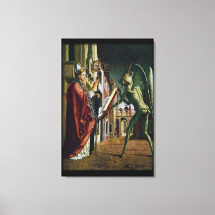Der Bischof und die Bestie - 24x36 Museumsqualitä Leinwanddruck