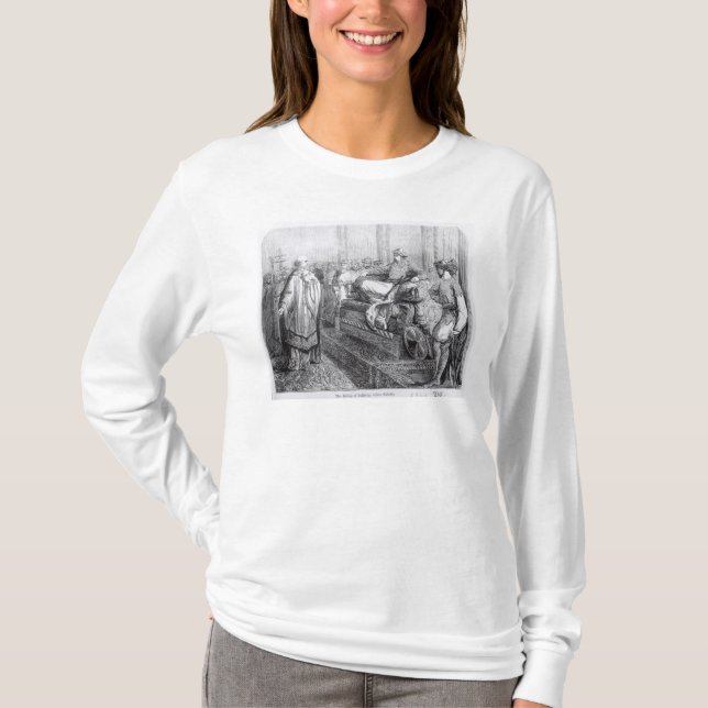 Der Bischof von Salisbury vor Saladin T-Shirt (Vorderseite)
