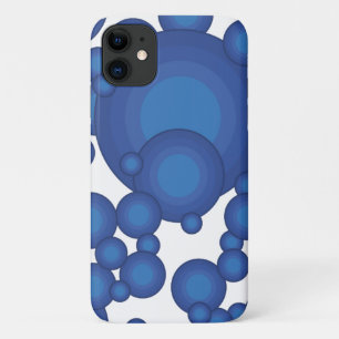Der Blaue 70er-Jahre-Stilkreis Case-Mate iPhone Hülle