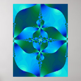 Der blaue Cello Poster