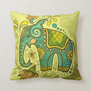Der blaue Elefant Kissen