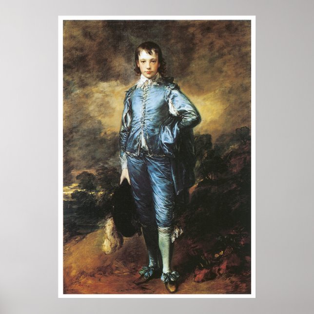 Der Blaue Junge, c. 1770 Thomas Gainsborough Poster (Vorne)