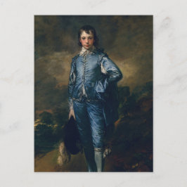 Der blaue Junge Postkarte