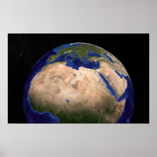 Der Blaue Marmor der nächsten Generation Erde 3 Poster