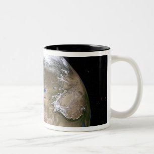 Der Blaue Marmor der nächsten Generation Erde Zweifarbige Tasse