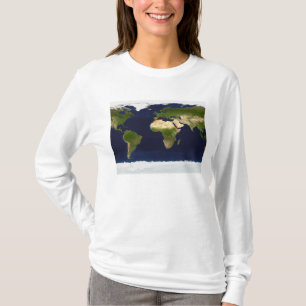 Der blaue Marmor T-Shirt