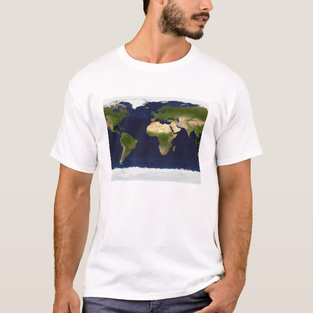 Der blaue Marmor T-Shirt (Vorderseite)