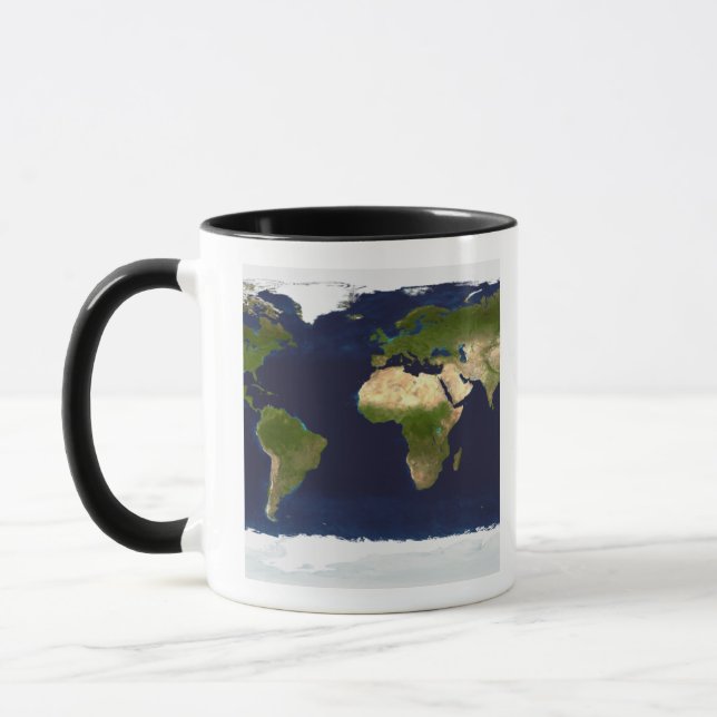 Der blaue Marmor Tasse (Links)