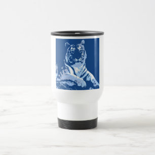 Der Blaue Tiger Reisebecher