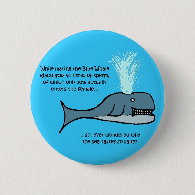 Der Blauwal... Button (Vorderseite)