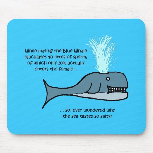 Der Blauwal... Mousepad (Vorne)