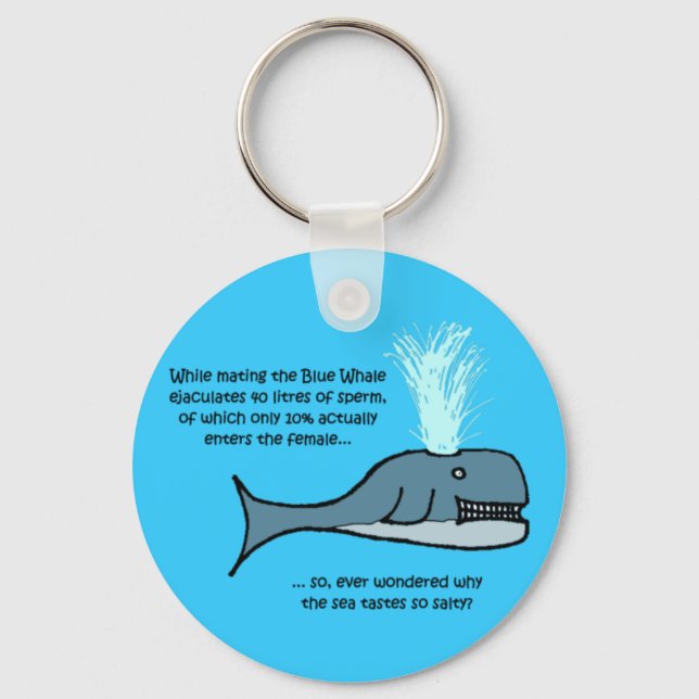 Der Blauwal... Schlüsselanhänger (Vorderseite)