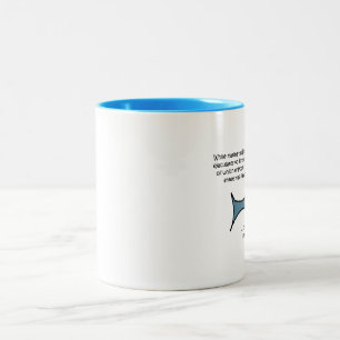 Der Blauwal... Zweifarbige Tasse