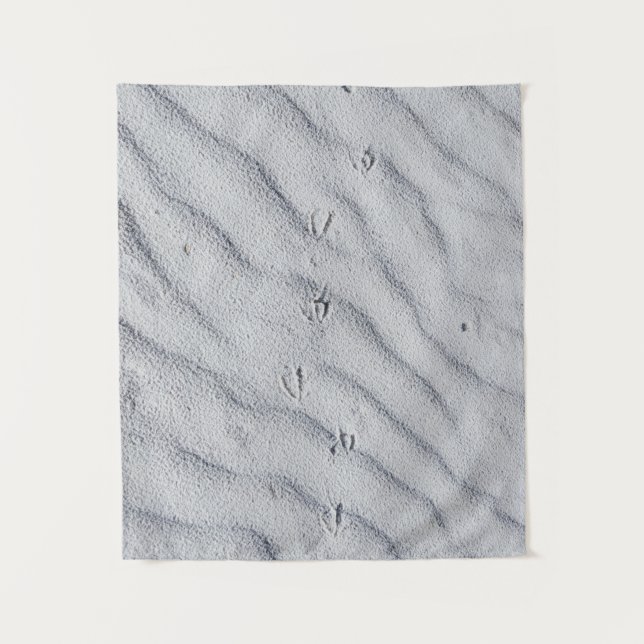 Der Blick auf die Sanddünen Wandteppich (Vorderseite)